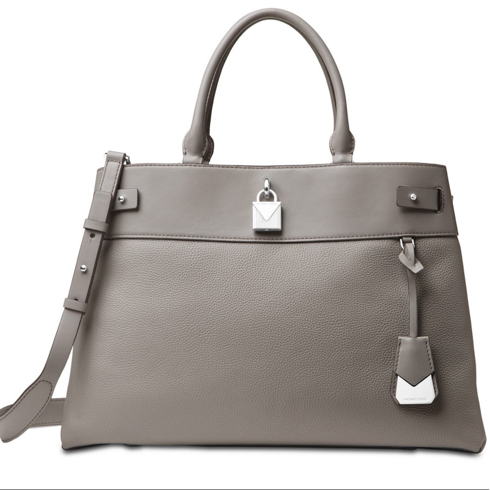 Michael Kors Gramercy Large Leather Satchel
